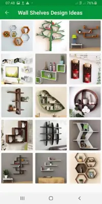 Wall Shelves Design Ideas android App screenshot 2